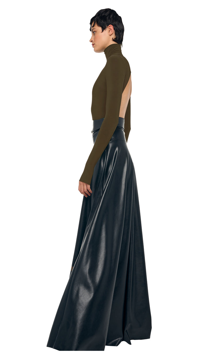 Norma Kamali TURTLE OPEN BACK BODYSUIT