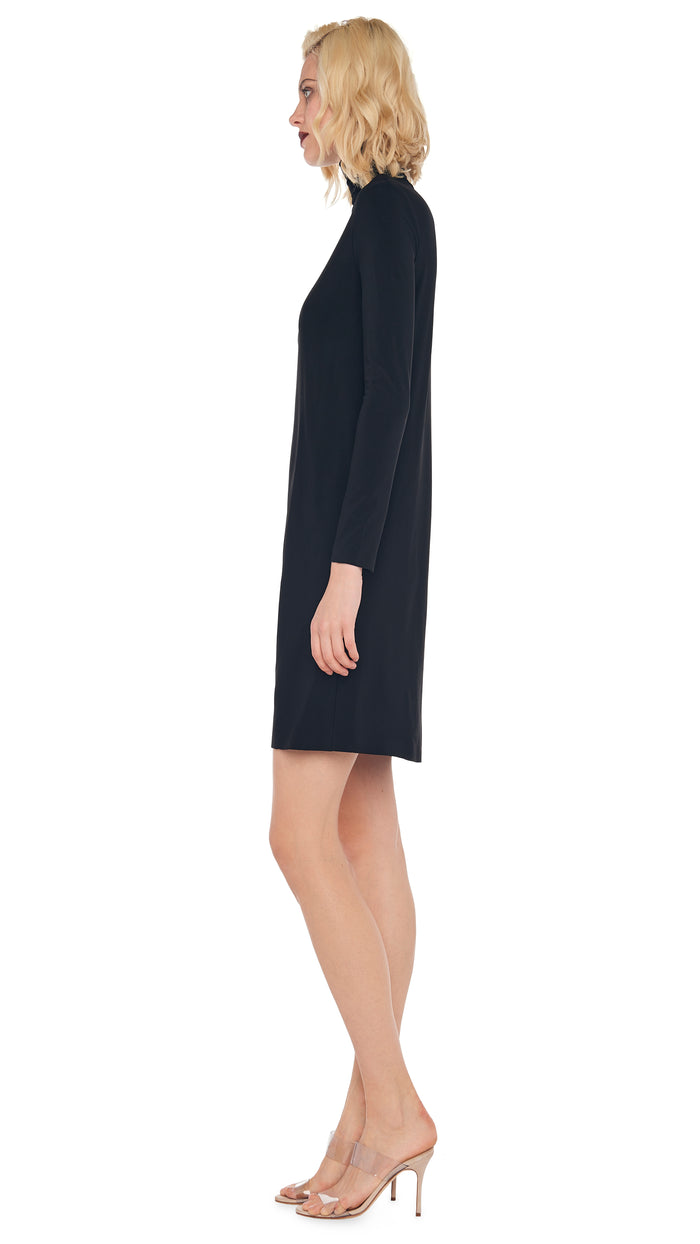 Norma Kamali TURTLENECK DRESS TO KNEE