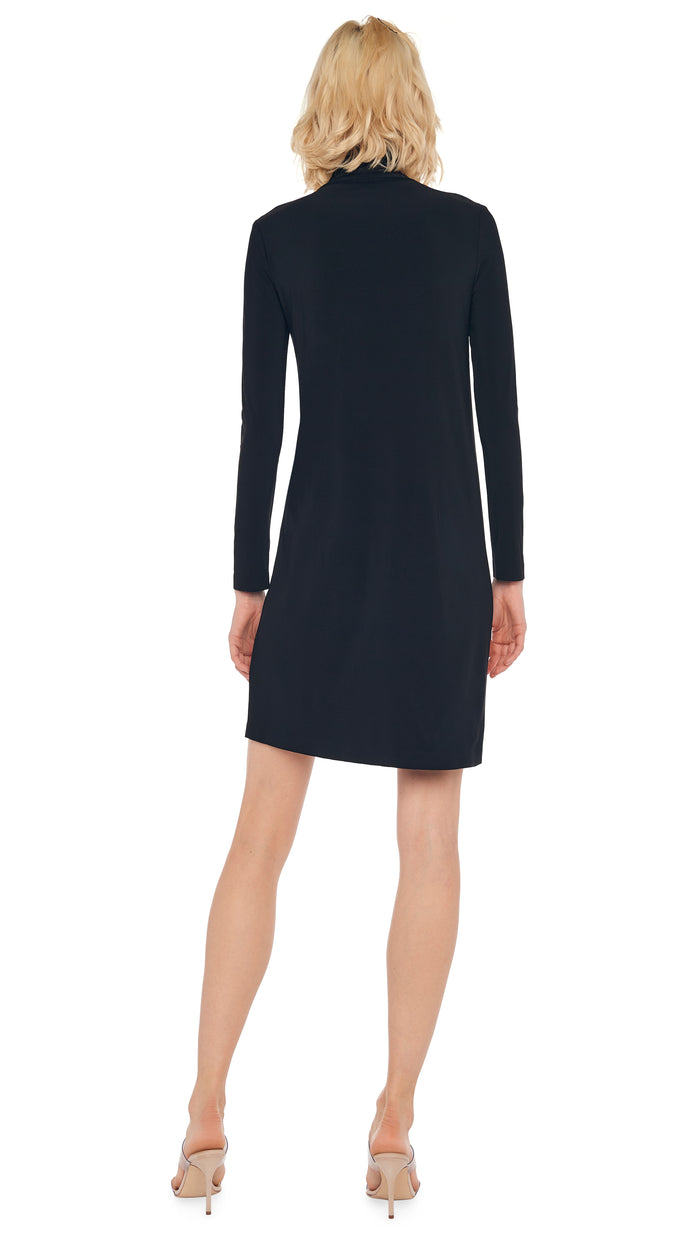 Norma Kamali TURTLENECK DRESS TO KNEE