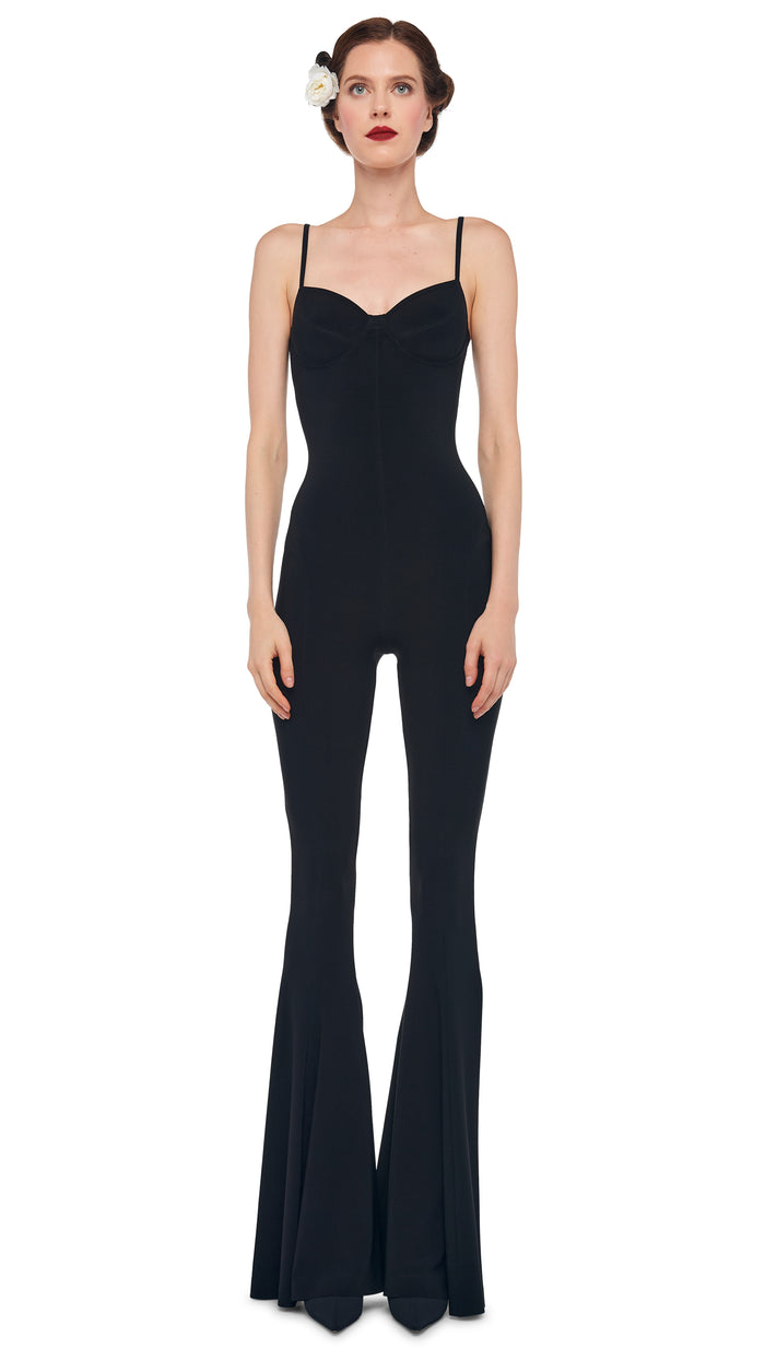 Norma Kamali UNDERWIRE FISHTAIL JUMPSUIT