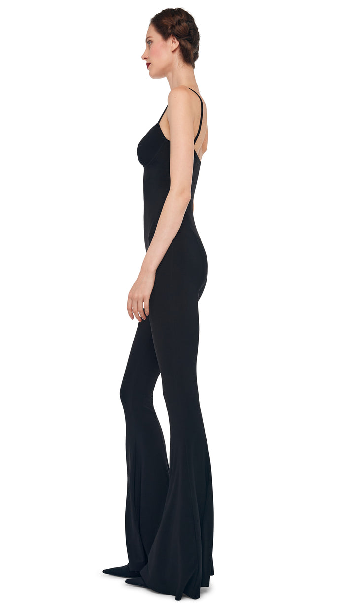 Norma Kamali UNDERWIRE FISHTAIL JUMPSUIT