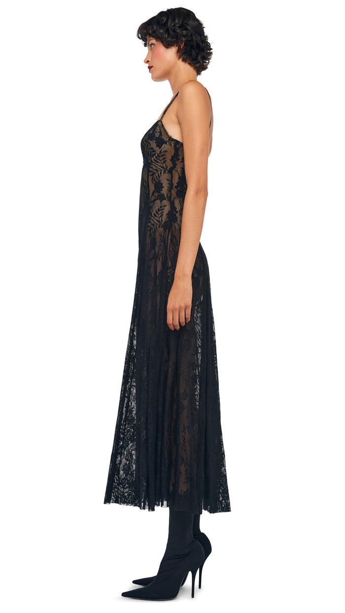 Norma Kamali UNDERWIRE MIDCALF DRESS