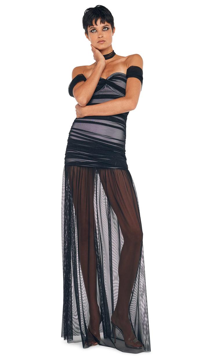 norma kamali WALTER PICKLEBALL GOWN