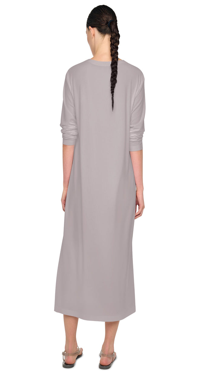 Norma Kamali OVERSIZED LONG SLEEVE DRESS TO MIDCALF