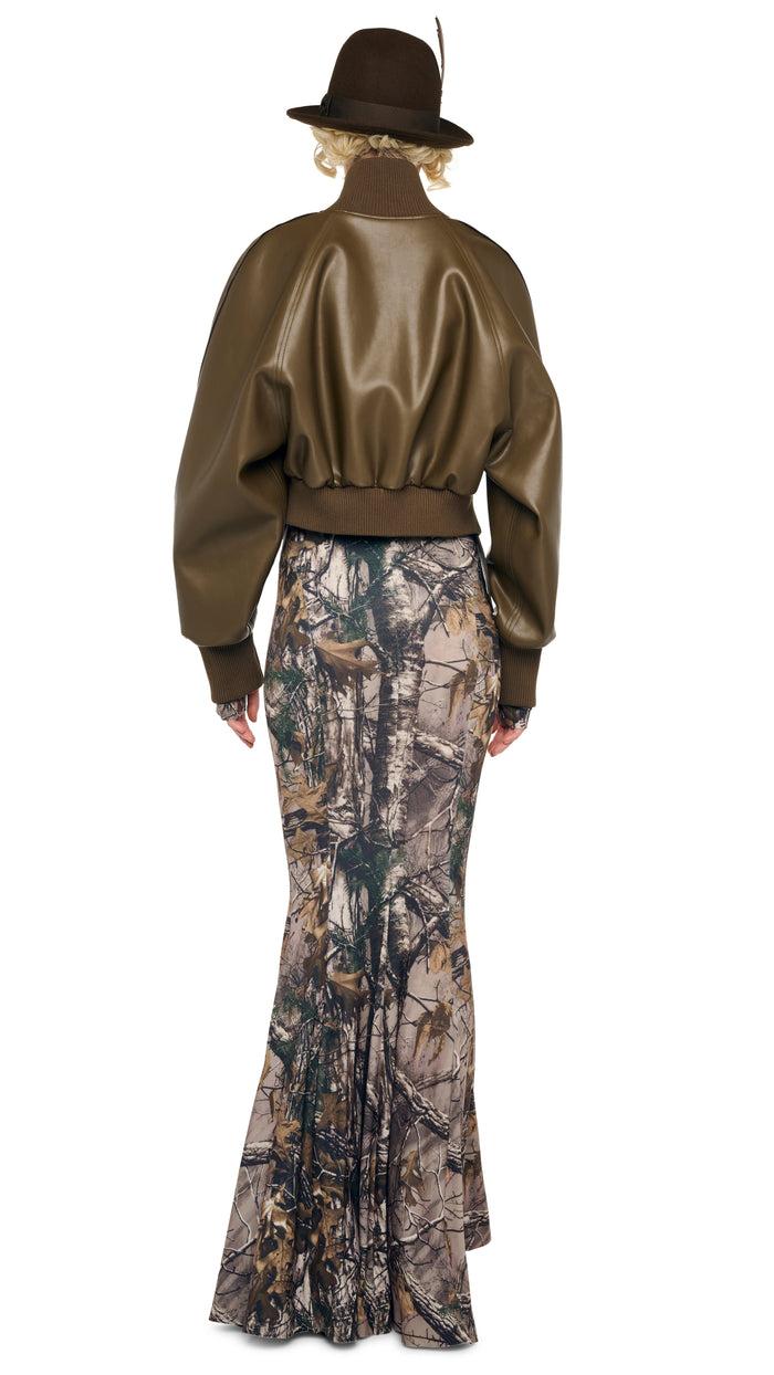 Norma Kamali OVERSIZED TURTLE BOMBER JACKET TO WAIST