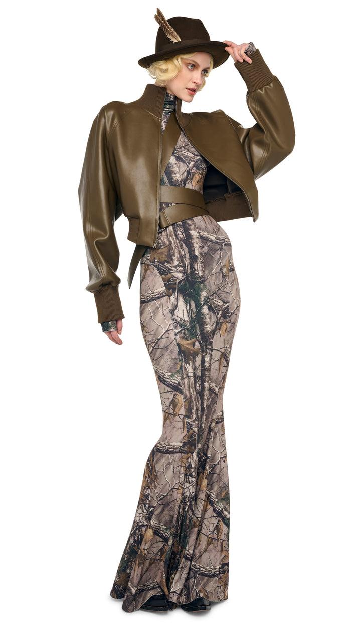 Norma Kamali OVERSIZED TURTLE BOMBER JACKET TO WAIST