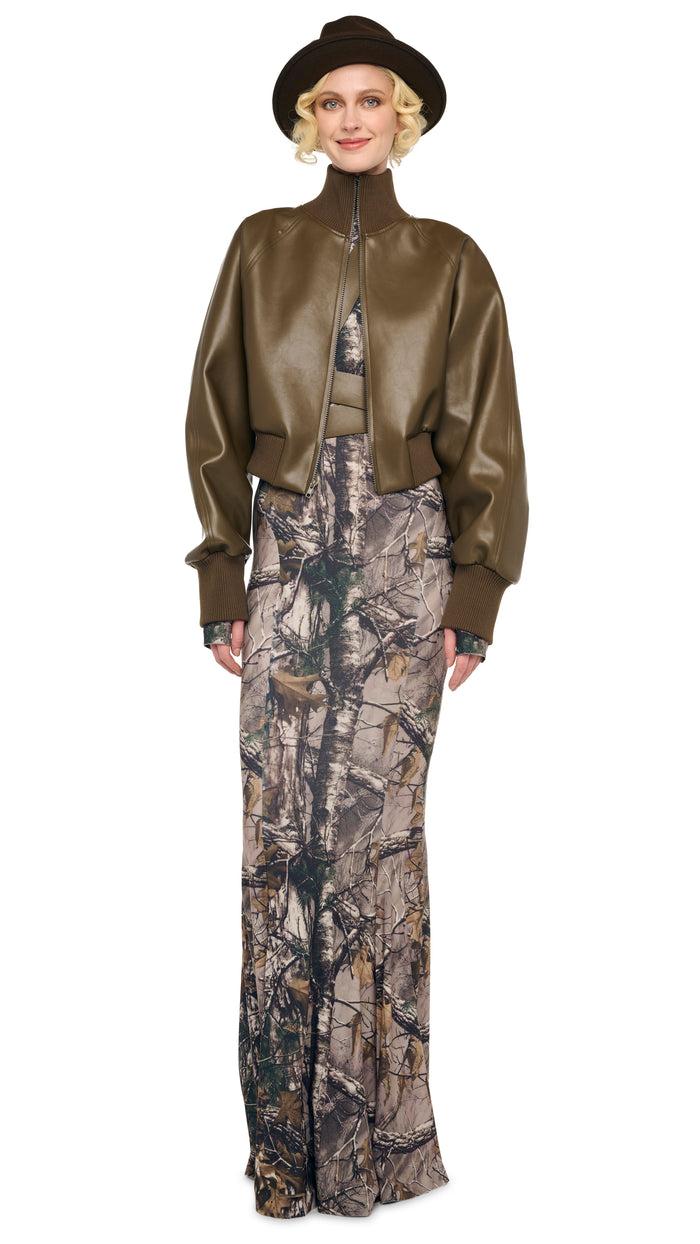 norma kamali OVERSIZED TURTLE BOMBER JACKET TO WAIST