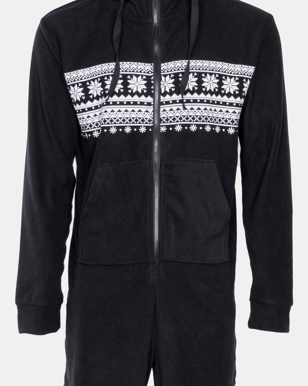 Noroze Aztec Black Kids Snuggle Onesie