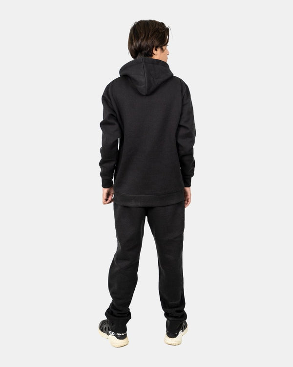 Noroze Black/Blue Contrast Fleece Tracksuit