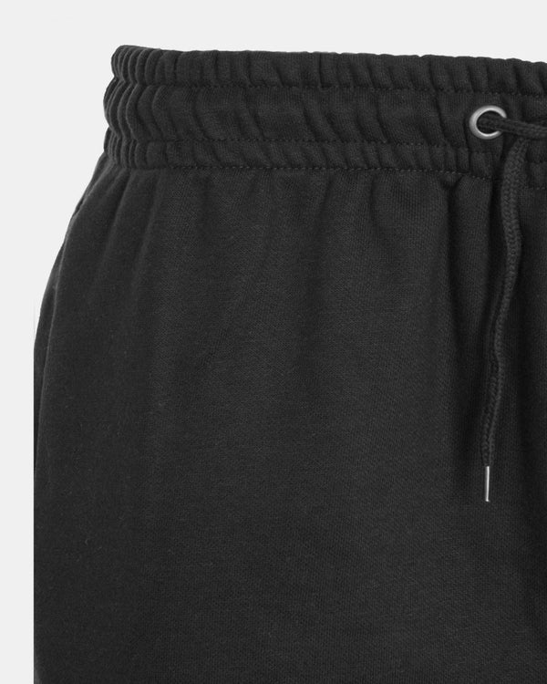 Noroze Black Fleece Casual Jogging Shorts