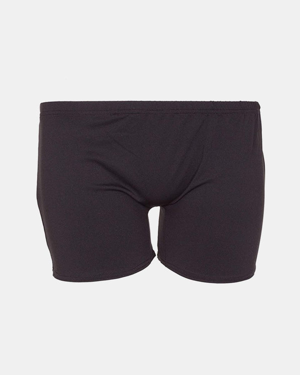 noroze Black Girls Stretch Shiny Shorts: