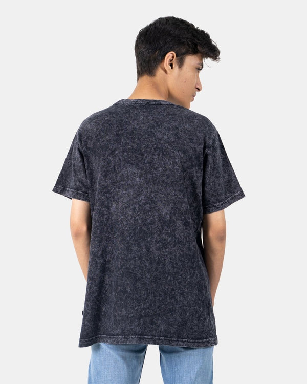 Noroze Black Kids Bleach-Effect T-Shirt