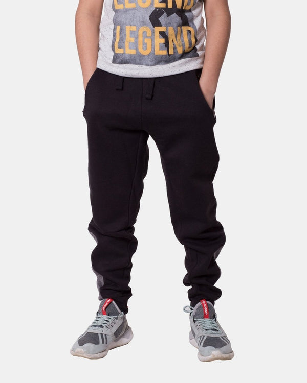 Noroze Black Loose-Fit Joggers For Kid's