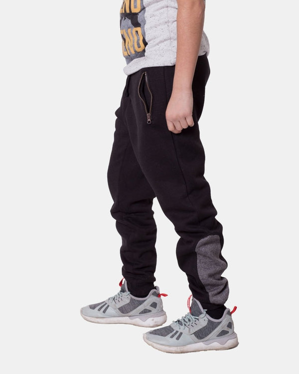Noroze Black Loose-Fit Joggers For Kid's