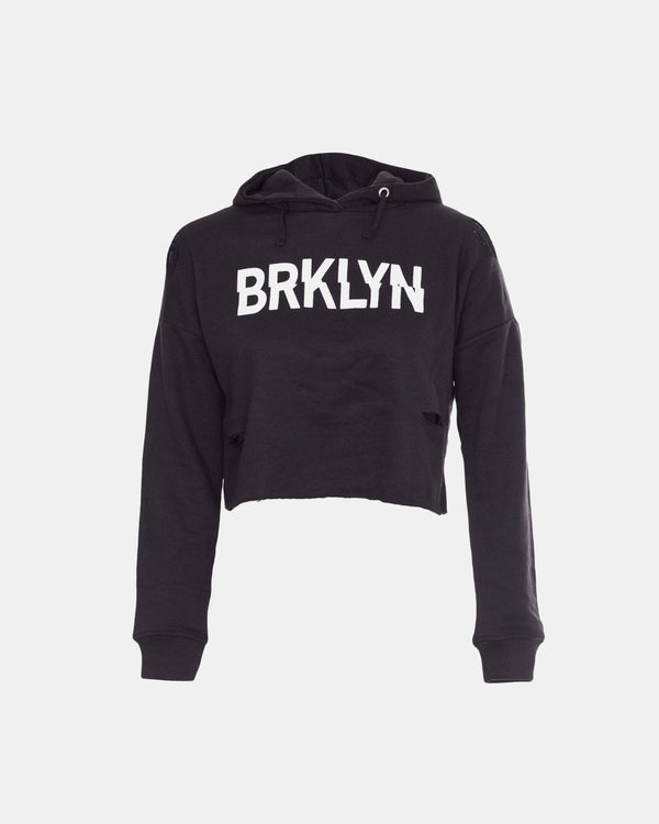 Noroze Black Pullover BRKLYN Hoodie