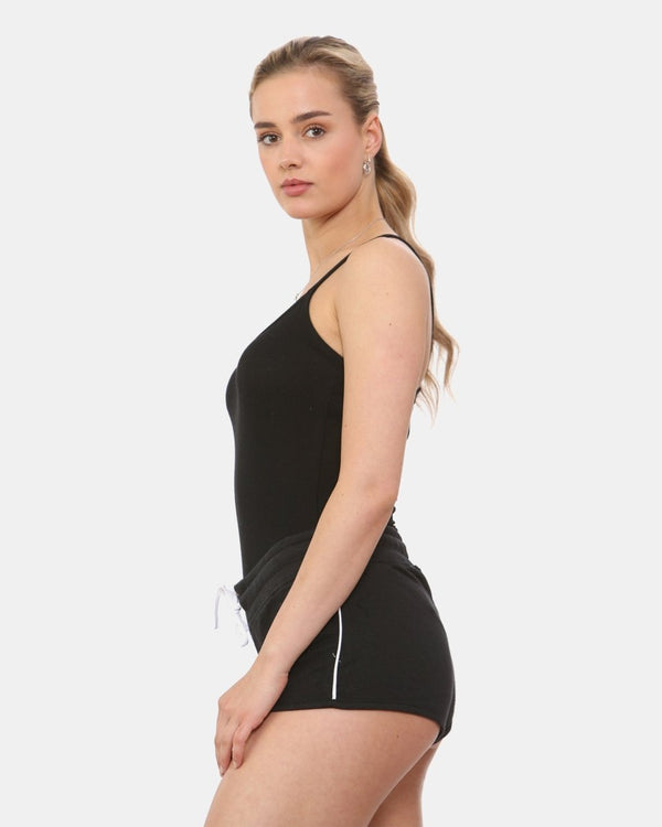 Noroze Black Running Summer Shorts