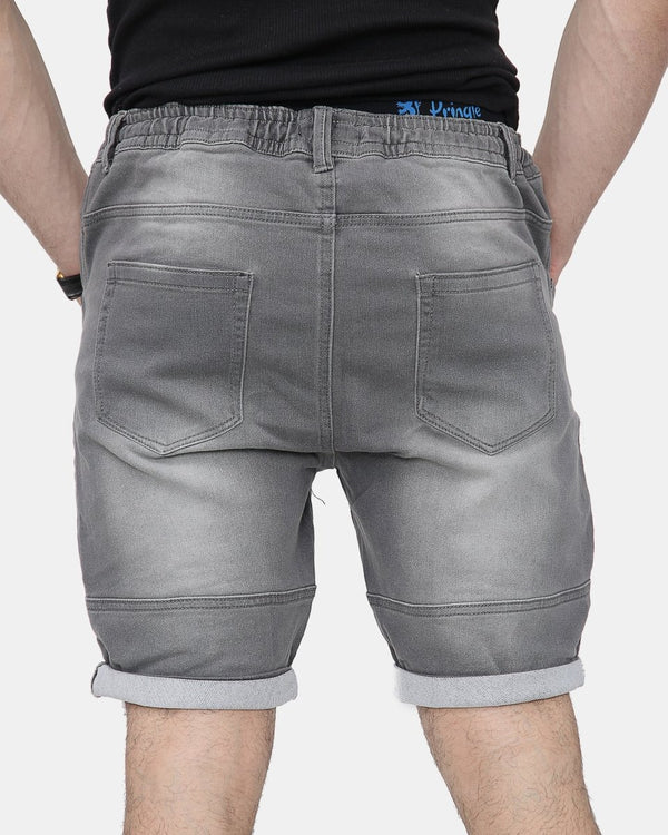 Noroze Black Shorts With Drawstring (Multi-Pockets)