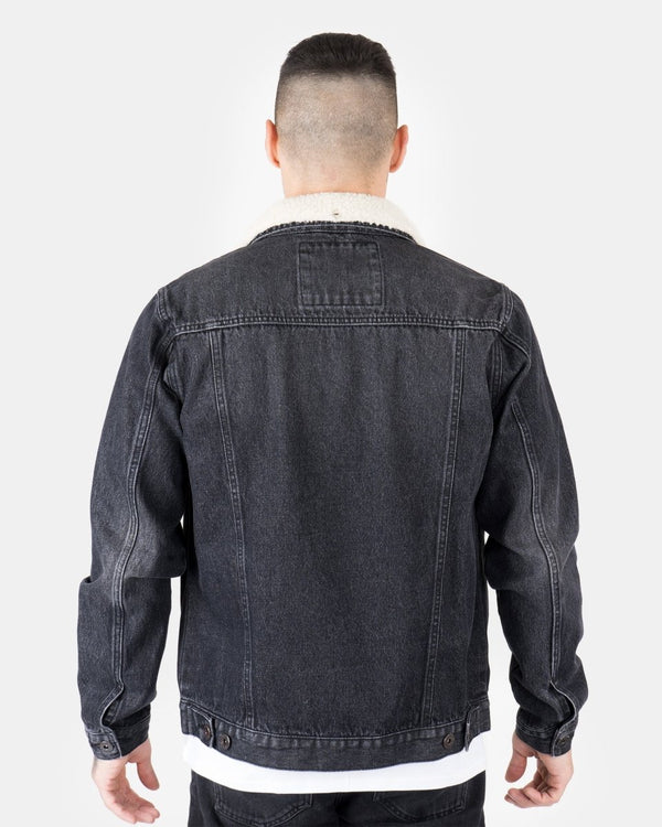 Noroze Black Western Style Denim Jacket
