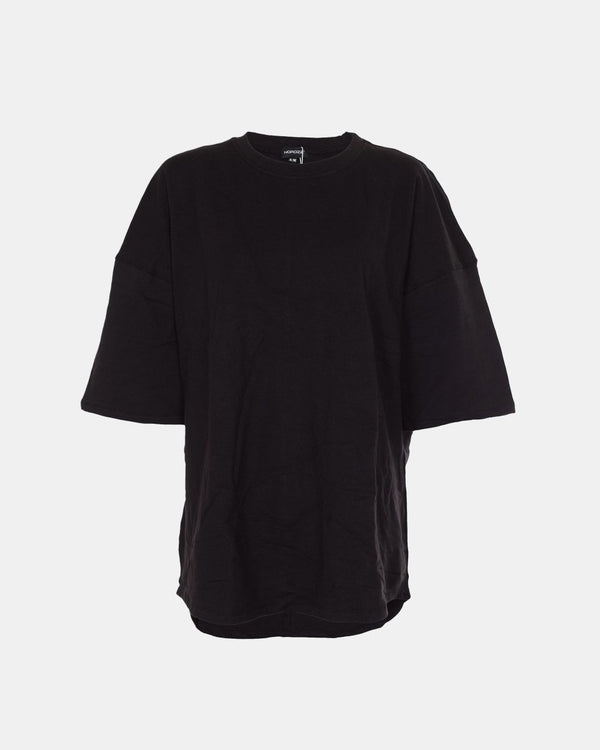 Noroze Black Women Loose Baggy Oversized T-Shirt