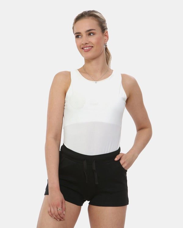 noroze Black Womens Cotton Shorts