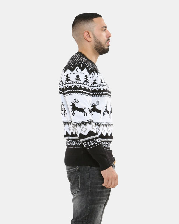 Noroze Black Xmas Tree Crewneck Sweatshirt