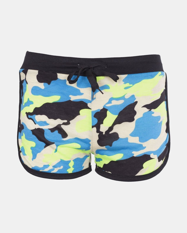 noroze Blue Camo Fleck Summer Kids Short