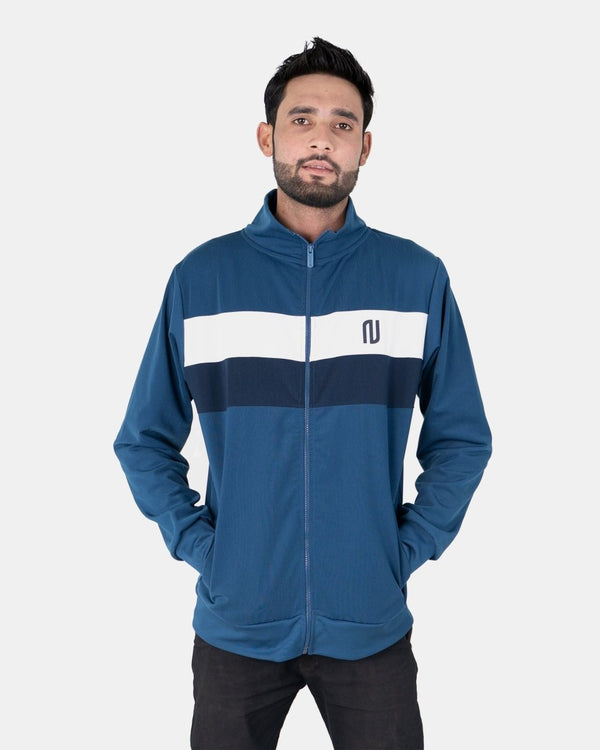 Noroze Blue Lightweight Casual Track Jacket
