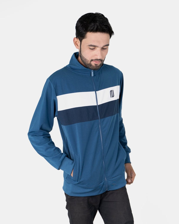 noroze Blue Lightweight Casual Track Jacket