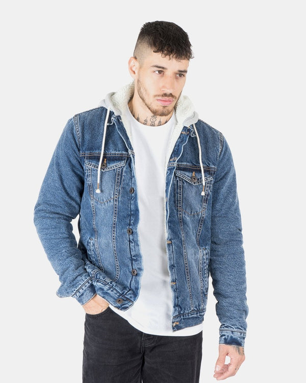 Noroze Blue Trucker Denim Long Sleeve Jacket