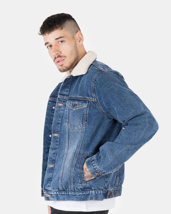 Noroze Blue Western Style Denim Jacket