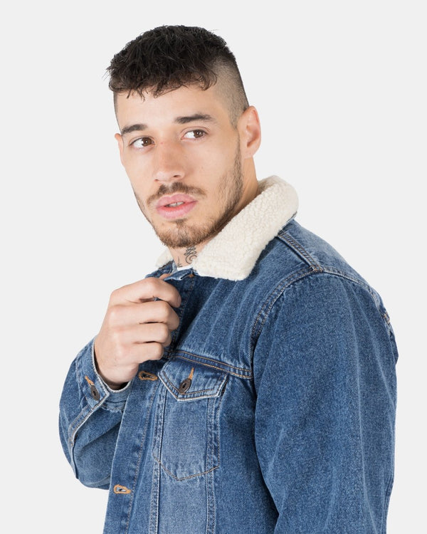 Noroze Blue Western Style Denim Jacket