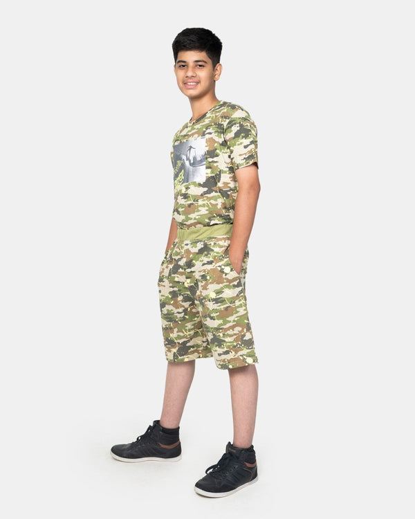 Noroze Boys Aop Shark Print T-Shirt