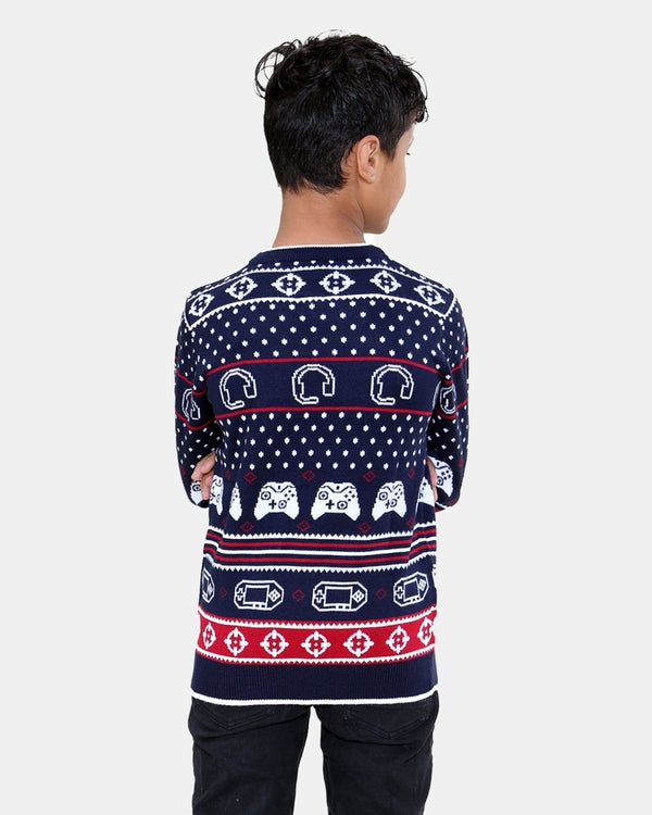 Noroze Boys Headphone Controller Red Jumper