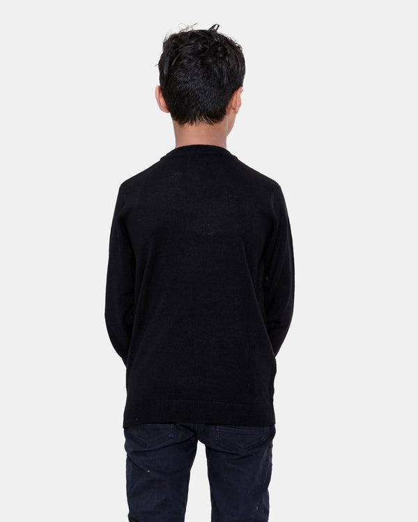 Noroze Bus Black Kids Christmas Jumpers