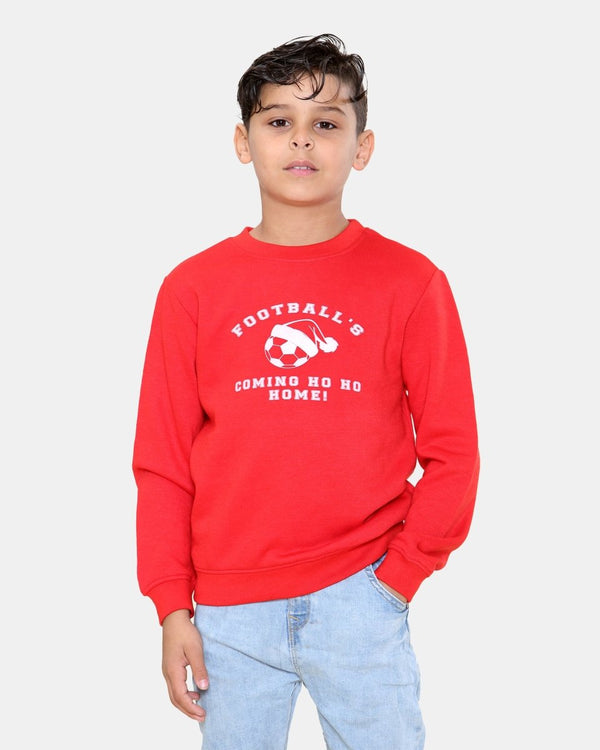 noroze Coming HO HO kids Red Christmas Jumpers
