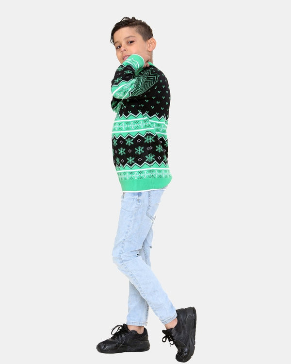 Noroze Controller Green Boys Gaming Jumper