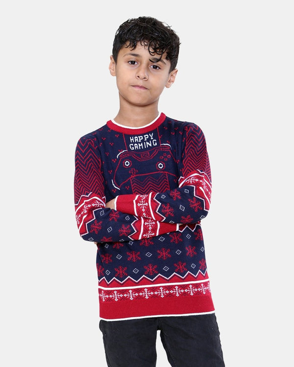 noroze Controller Red Boys Gaming Jumper