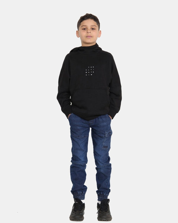 noroze D-Blue Casual Retro Denim Pants