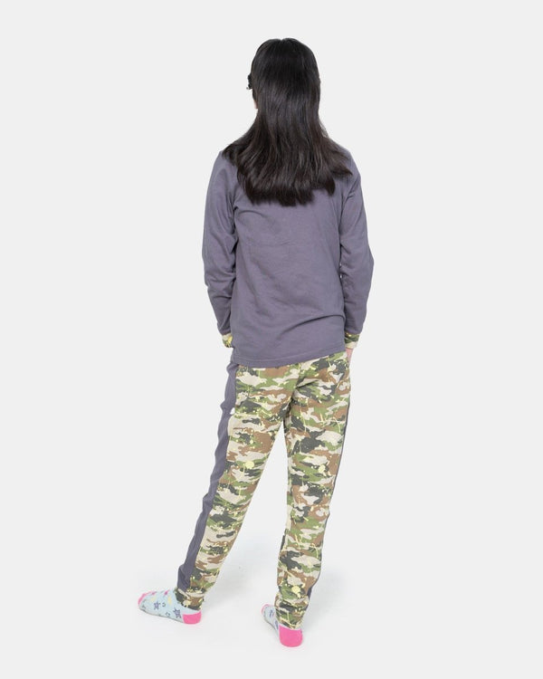 Noroze Dark Grey Kids Nightwear Cotton Pajamas