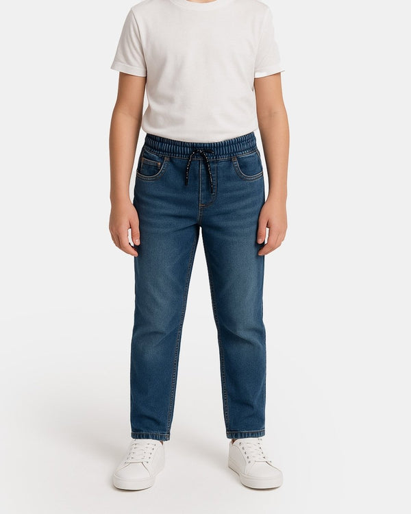 noroze Denim Blue Casual Retro Kids Jeans