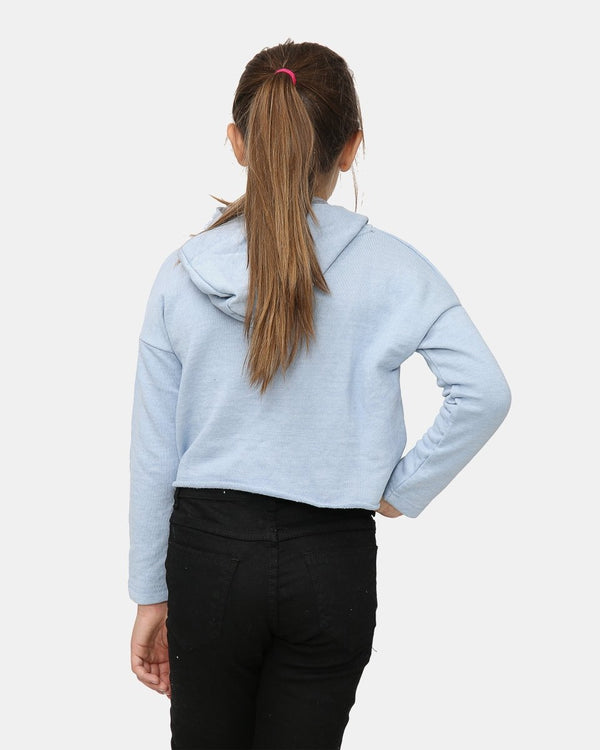 Noroze Dusk Blue Girl's Long-Sleeve Hoodie