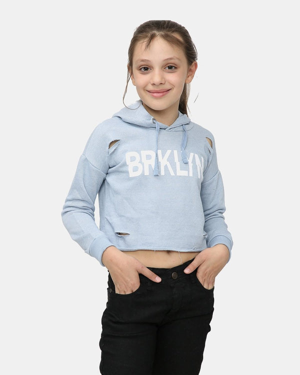 noroze Dusk Blue Pullover BRKLYN Hoodie