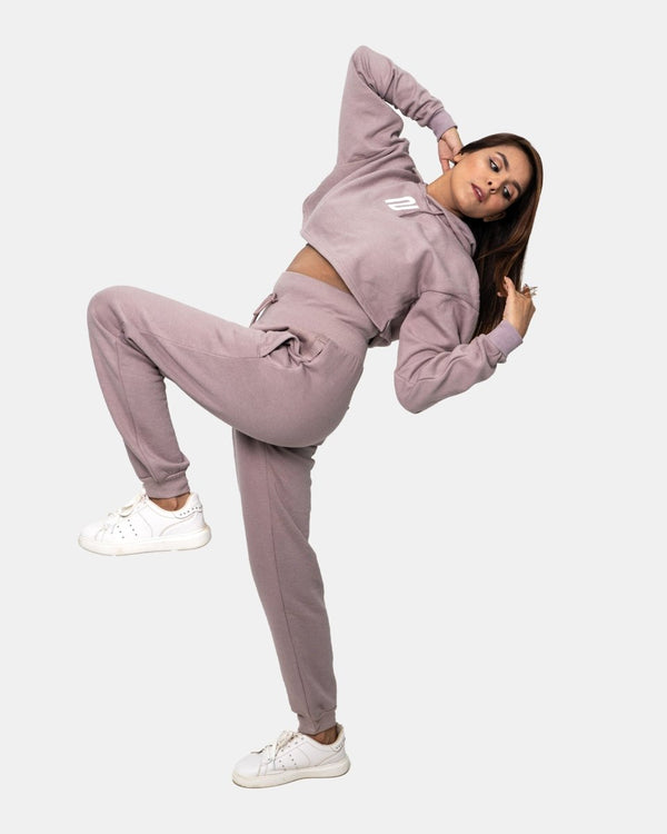 Noroze Dusky Pink Womens Fitness Jogger