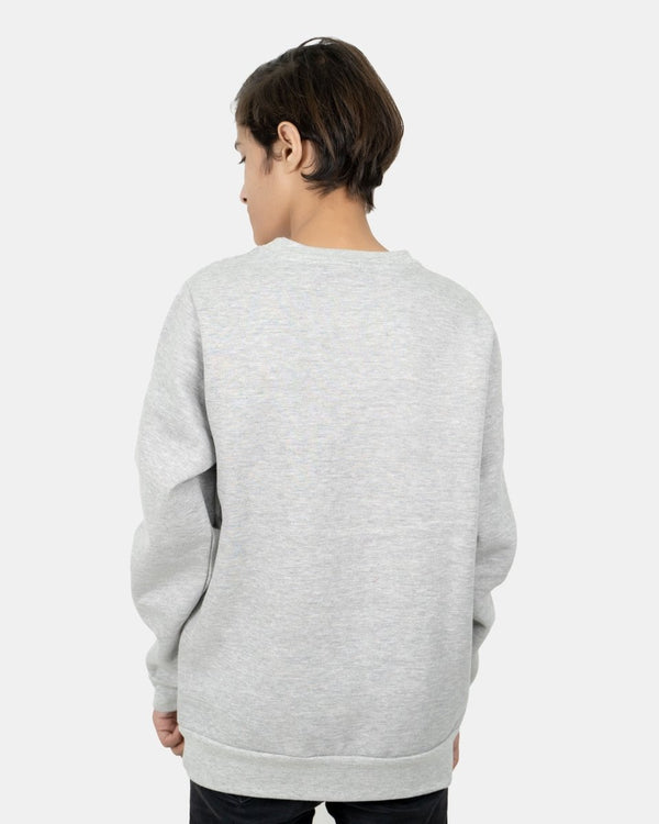 Noroze Fairisle Grey Kids Christmas Jumper