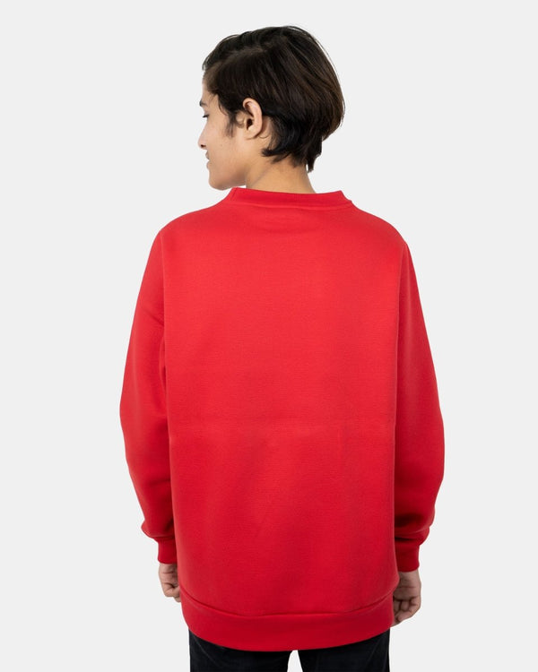 Noroze Fairisle Red Kids Christmas Jumper