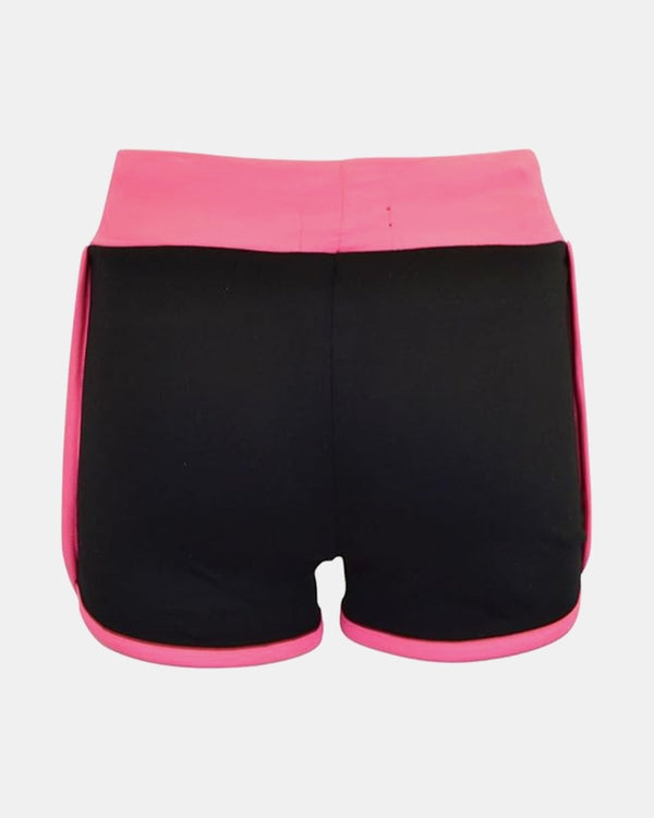 Noroze Girls Black New York Print Shorts