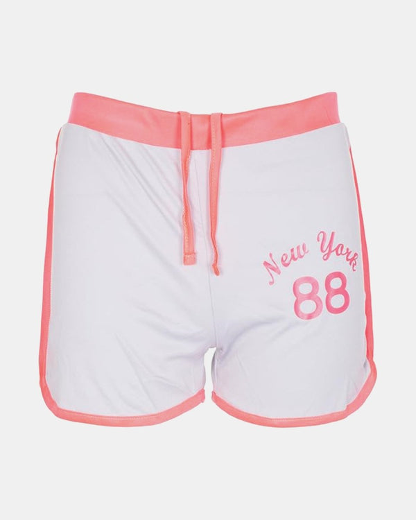 Noroze Girls Grey New York Print Shorts