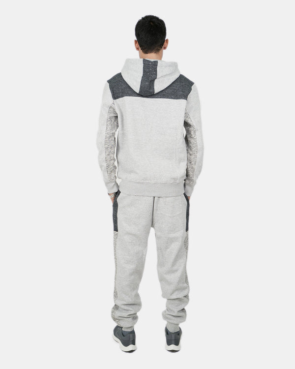 Noroze Grey Black Contrast Mens Tracksuit