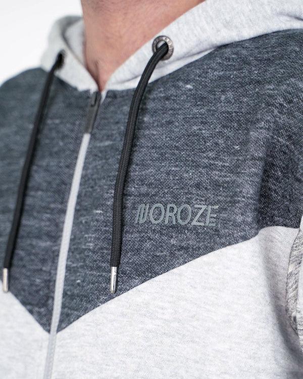 Noroze Grey Black Contrast Mens Tracksuit