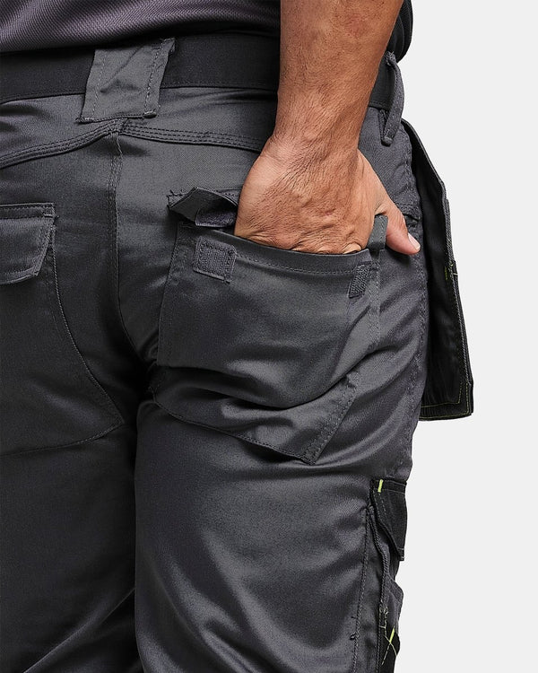 Noroze Grey Heavy-Duty Cargo Work Trouser